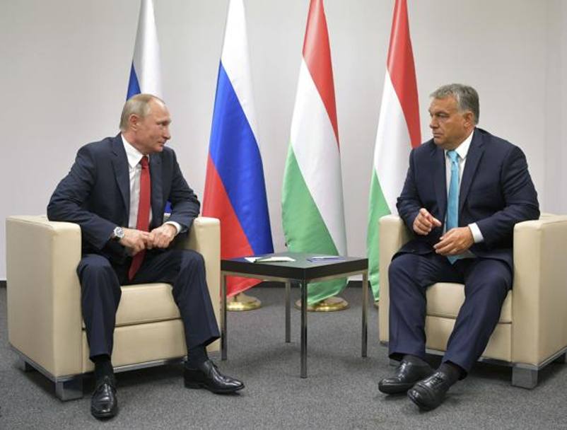Putin incontra il Primo Ministro Ungherese Viktor Orban a Budapest EPA